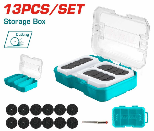 Total TAKMG3013  Cutting Fiber Disc Set – 13pcs