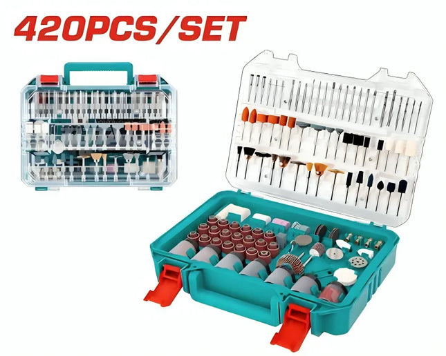 Total TAKMG4208 Rotary Tool Accessory Set – 420pcs