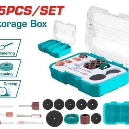 Total TAKMG5024 Rotary Tool Accessory Set – 25pcs