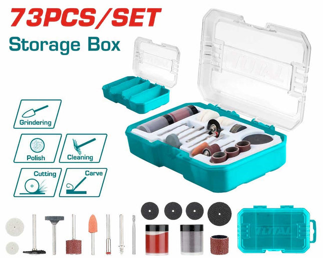 Total TAKMG7072  |73pcs Rotary Tool Accessory Kit