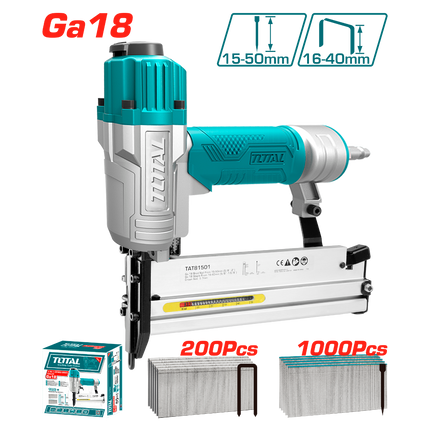 Total TAT81501  | 2-in-1 Air Combo Brad Nailer & Stapler – Upholstery Tool