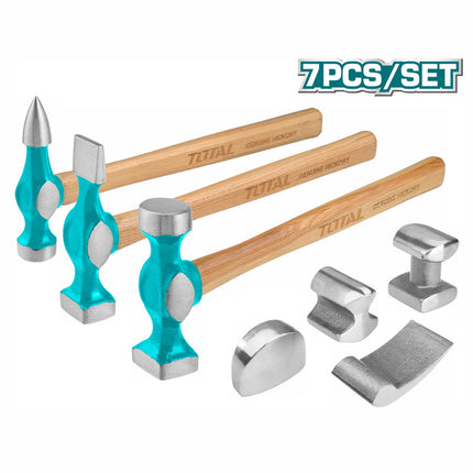 Total TBAFO712  7 pcs body repair kit with wooden handles