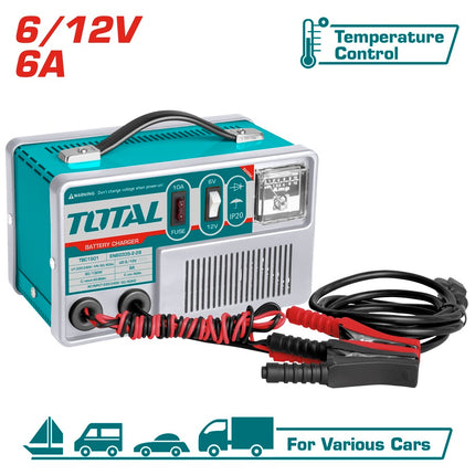 Total TBC1501  Car Battery Charger – 6/12V