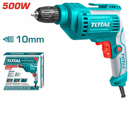 Total TD2051026-2R  Electric Drill 500W 10mm with Keyless Chuck