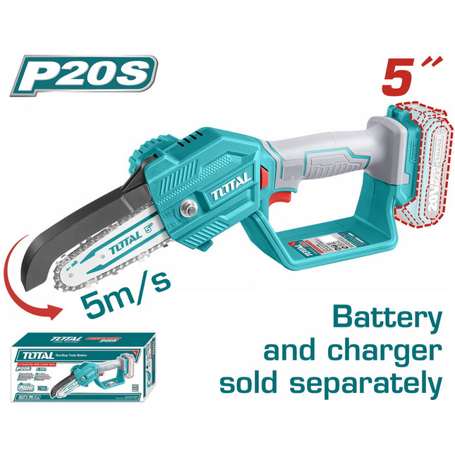 Total TGSLI2058 20V 5-Inch Cordless Chainsaw – Bare Tool