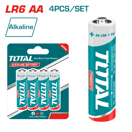 Total THAB2A11 Alkaline battery AA 4PC 