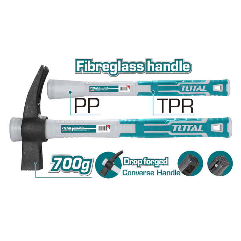 شاكوش طوبار مع يد فيبر Total THCHIT7006 شاكوش طوبار مع يد فيبر Total THCHIT7006
