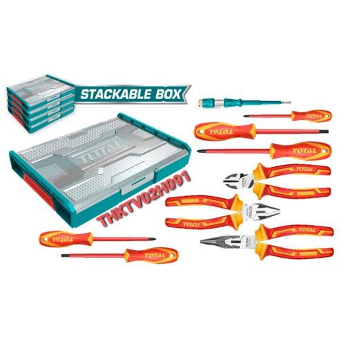Total THKTV02H091    9pcs Insulated Hand Tools Set 