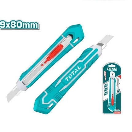 Total THT5110925  Snap-Off Blade Knife – 9×80mm Slim Plastic Cutter