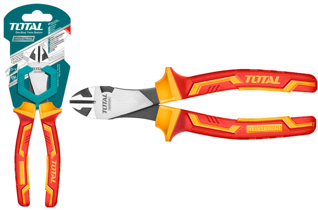 Total THTIP2571 Insulated Heavy-Duty Diagonal Cutting Pliers 7