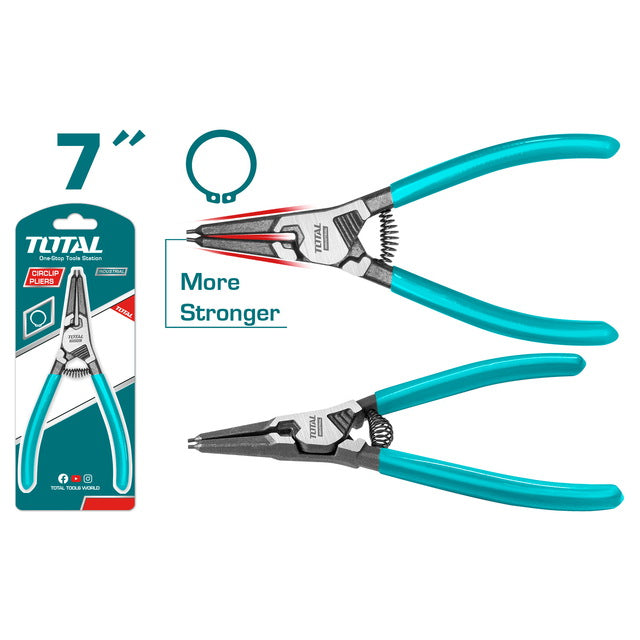 Total THTJ21801   7-Inch Circlip Pliers
