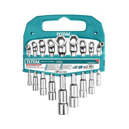 Total TLASWT0901    L-Angled Socket Wrench Set – 9 Pieces
