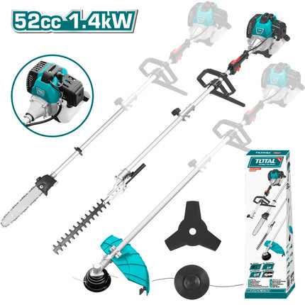 Total TMT55211  3-in-1 Multi-Function Petrol Garden Tool – Trimming, Cutting & Shaping