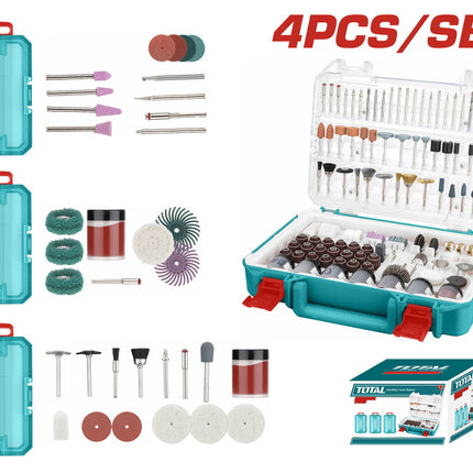 Total TOS23035  Rotary Tool Accessory Kit – 4-Box Set