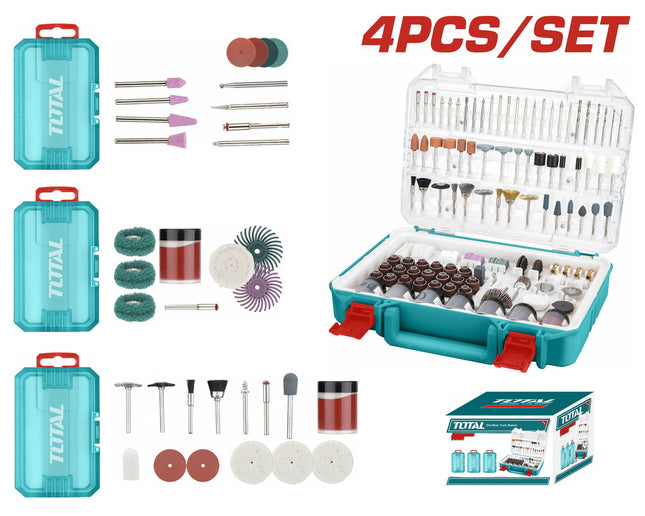Total TOS23035  Rotary Tool Accessory Kit – 4-Box Set