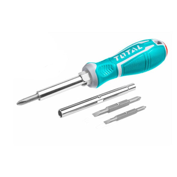 Total THT2506076 |  6-in-1 Screwdriver Set with Bits