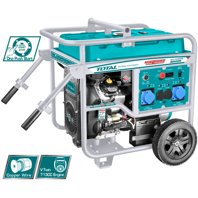 Total TP1150006 Gasoline Generator 12KW