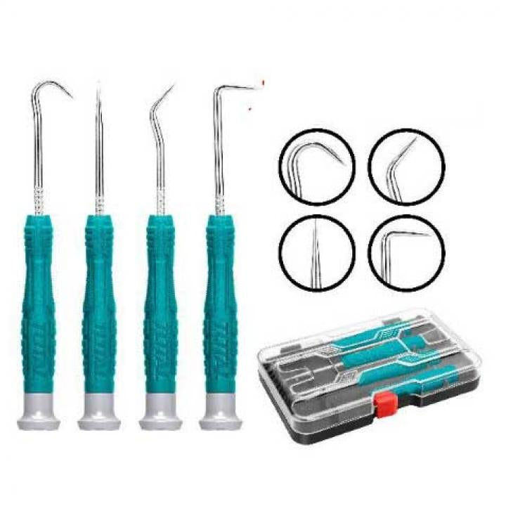 طقم هوك فك وتركيب جلود وأورينج 4 قطع Total TPHSK0401 طقم هوك فك وتركيب جلود وأورينج 4 قطع Total TPHSK0401