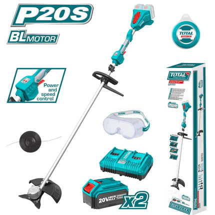 Total TSTLI200285  Lithium String Trimmer and Brush Cutter – 40V