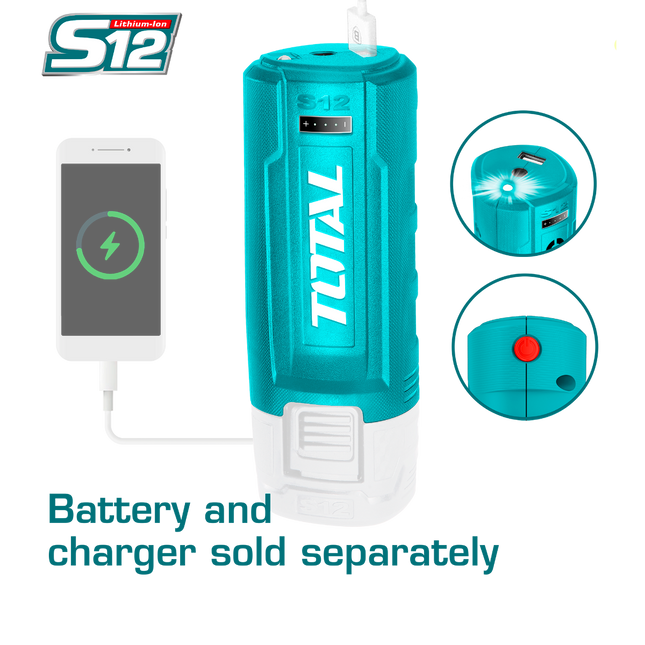 Total TUCLI1201 12V Charging Adapter