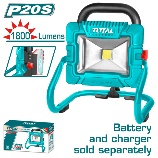 Total TWLI2025   Cordless Work Light – Without Battery & Charger