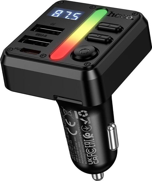 Hoco E89 Libre 45W Car Bluetooth FM Transmitter Dual USB