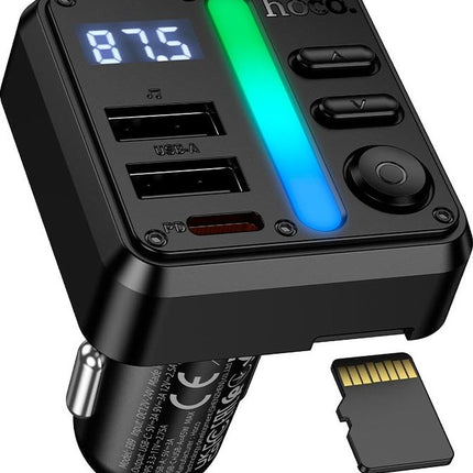 Hoco E89 Libre 45W Car Bluetooth FM Transmitter Dual USB