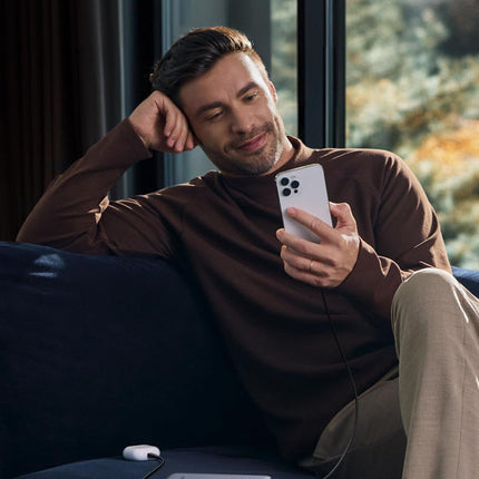 UGREEN Nexode Power Bank 20,000mAh 30W PD Fast Charging - Smart Digital Display - 3-Port Output (2x USB-C, 1x USB-A) - Compact Portable Charger - Grey