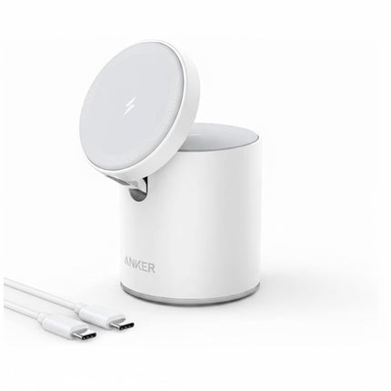 Anker 623 MagGo 2-in-1 Magnetic Wireless Charging Station with USB-C Cable