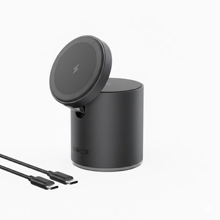 Anker 623 MagGo 2-in-1 Magnetic Wireless Charging Station with USB-C Cable