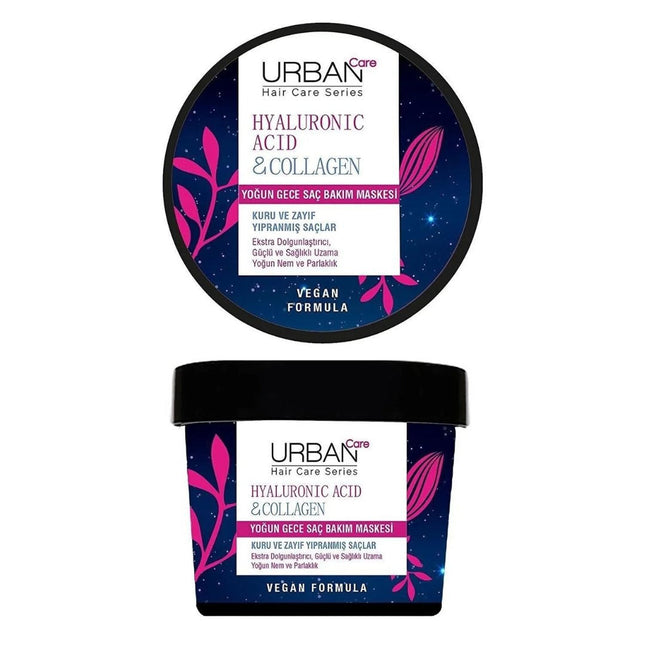 Urban Care Hyaluronic Acid Collagen Night Hair Mask 230ml