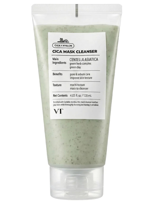 VT Cosmetics Cica Mask Cleanser 120ml - Gentle Daily Cleanser