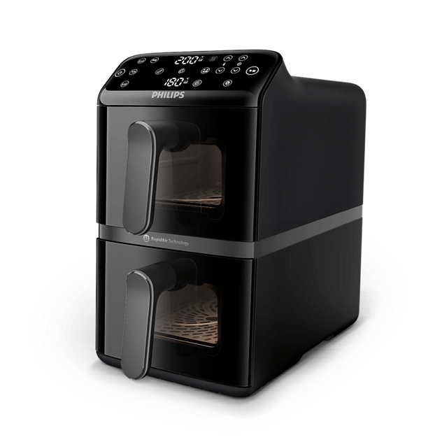 Philips Airfryer 4000 Series Stacked Dual Basket 10L