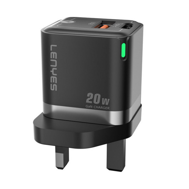 Lenyes LCH55 GaN 20W Fast Charger - black