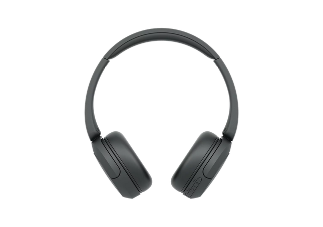 سماعات رأس سوني (Sony) لاسلكية موديل WH-CH520 - بطارية تدوم حتى 50 ساعة - تقنية تحسين الصوت DSEE - اتصال متعدد النقاط - ميكروفون مدمج - أسود