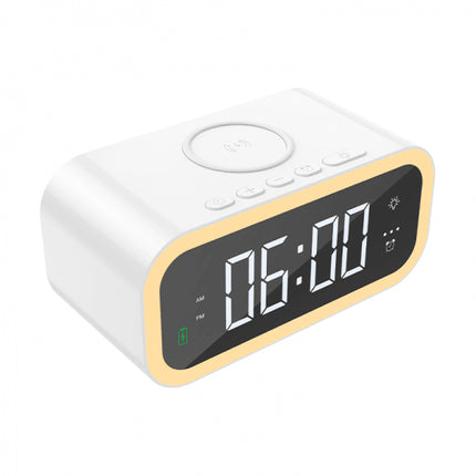 Wi-W015 2 in 1 wireless charger& alarm