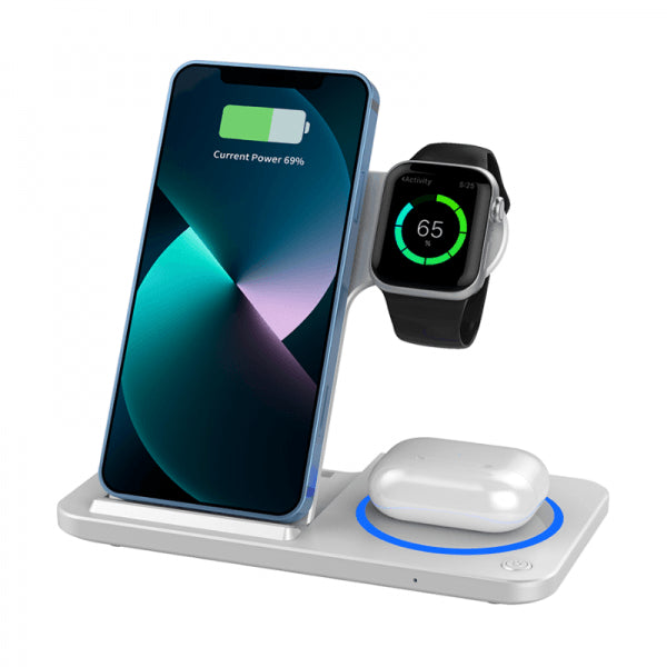 Foldable 3-in-1 Wireless Charger