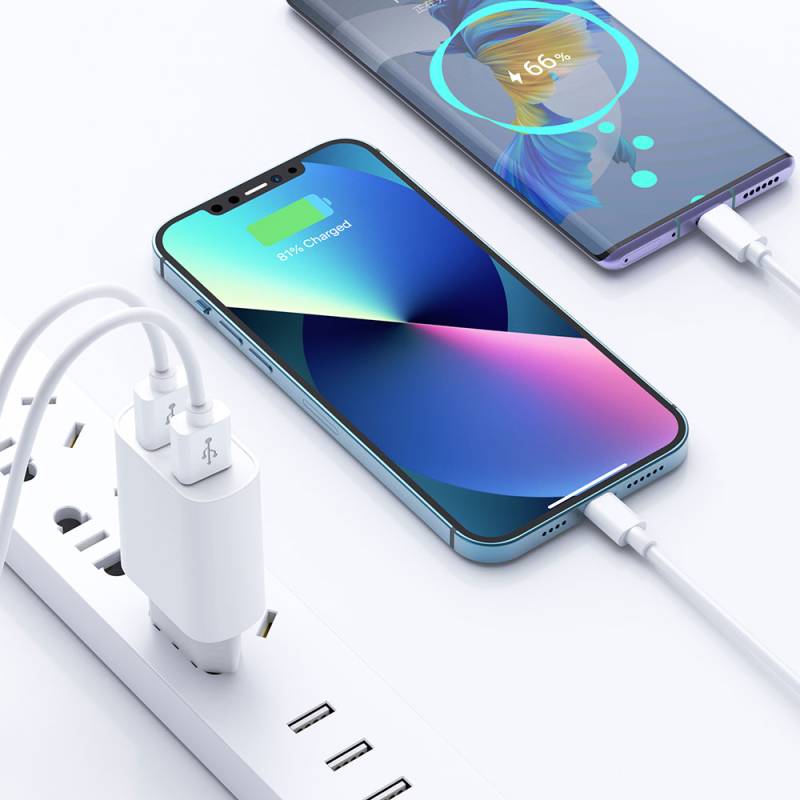 شاحن حائط WiWU Quick 2.1A ثنائي USB شاحن حائط WiWU Quick 2.1A ثنائي USB