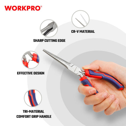 6" Cr-V Mini Long Nose Pliers