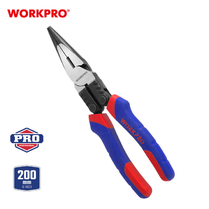 WORKPRO 8-Inch Long Nose Pliers 200mm Industrial Heavy Duty – view 2
