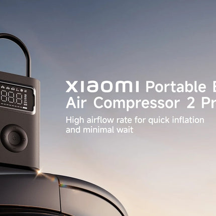 Xiaomi BHR9099GL - منفاخ الإطارات بمحرك عالي الأداء، أسود