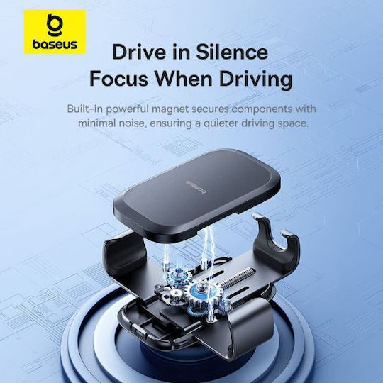 Baseus Metal Age Go Gravity Car Mount - Universal Air Vent Phone Holder - One-Hand Operation - Mechanical Gravity Linkage - Stable Support - 360 Degree Rotation Baseus Metal Age Go Gravity Car Mount - Universal Air Vent Phone Holder - One-Hand Operation - Mechanical Gravity Linkage - Stable Support - 360 Degree Rotation